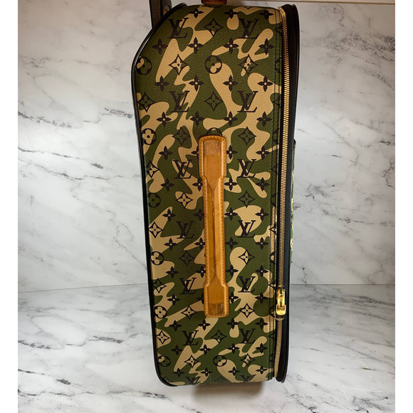 ❌❌ Louis Vuitton Monogramouflage Pegase Suitcase 60 Monogram LV Travel Luggage - Picture 8 of 16